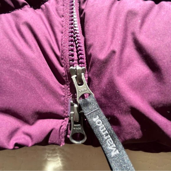 Marmot 700 Down Fill Fur Hooded Winter Coat Puffer Parka Long Girls XL/TG Warm - Picture 10 of 17